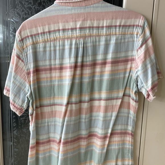 Super soft Marine Layer button striped shirt multi color size L/XL - Picture 3 of 4